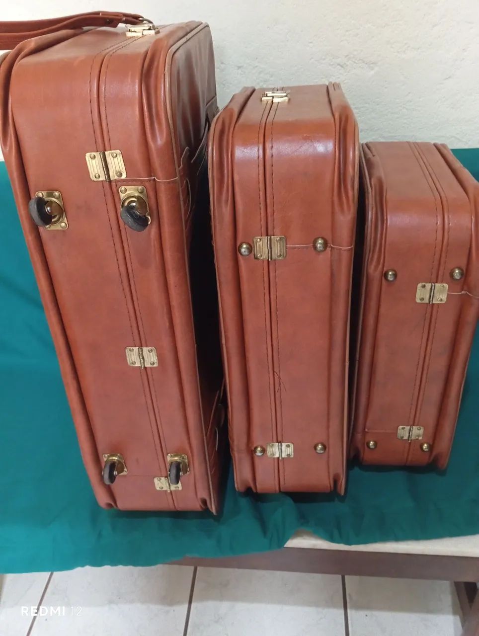 Malas vintage IKA couro  - Foto 3