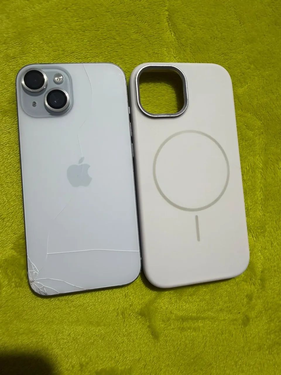 Vendo iPhone 15 normal na cor azul  - Foto 3