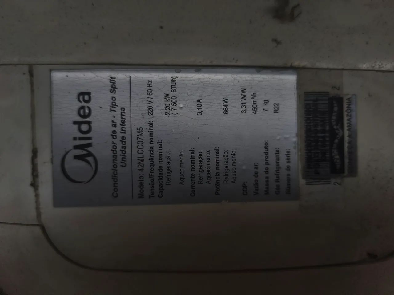 Ar condicionado 9 mil BTUs  - Foto 3