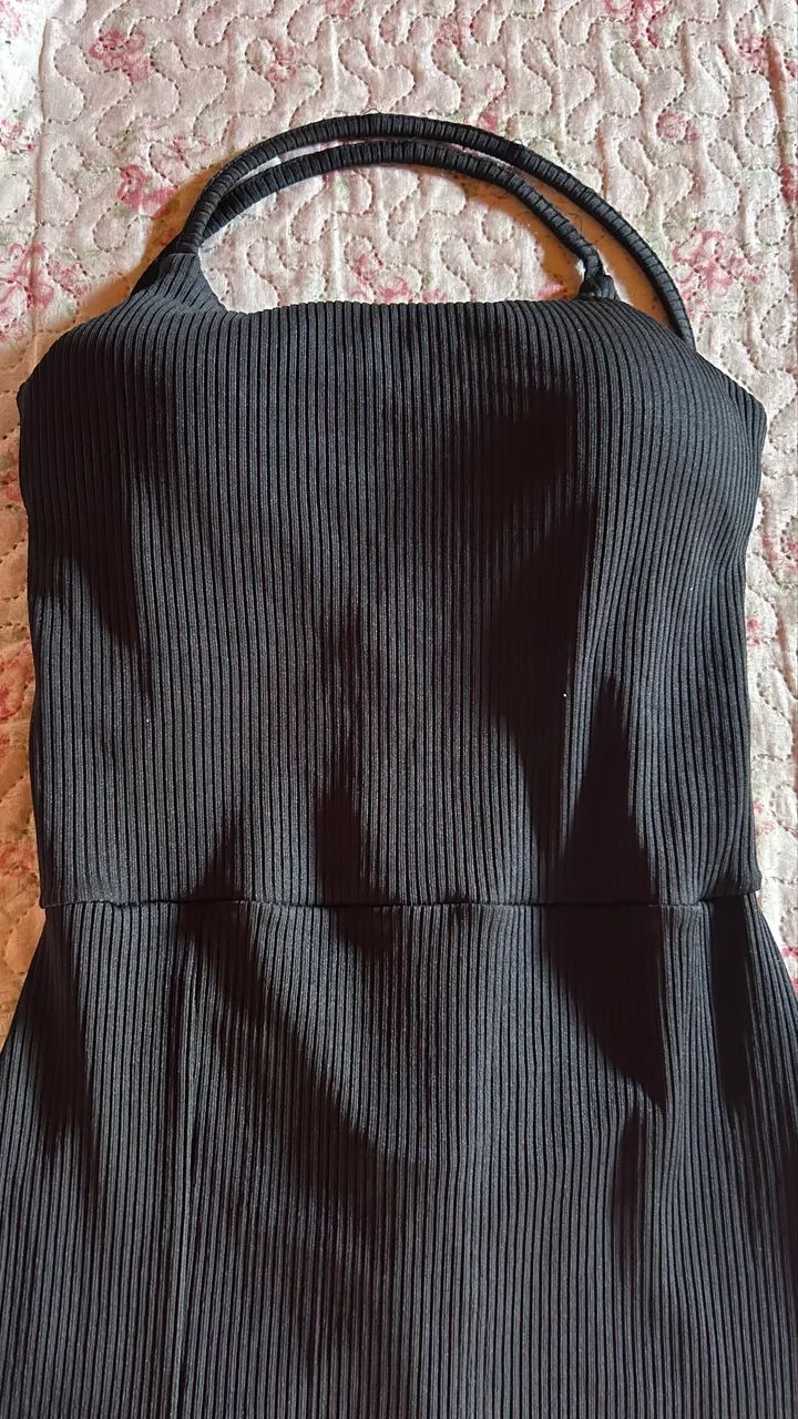 Vestido preto longo
