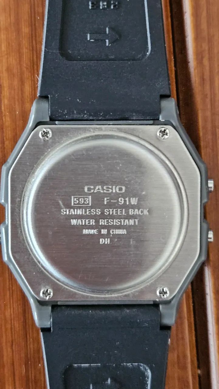 Relógio CASIO f91w original cinza  - Foto 2