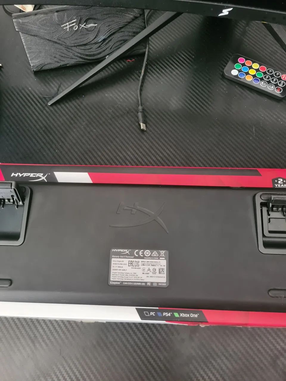 Teclado hyperx alloy origins 60, Preto - Foto 2