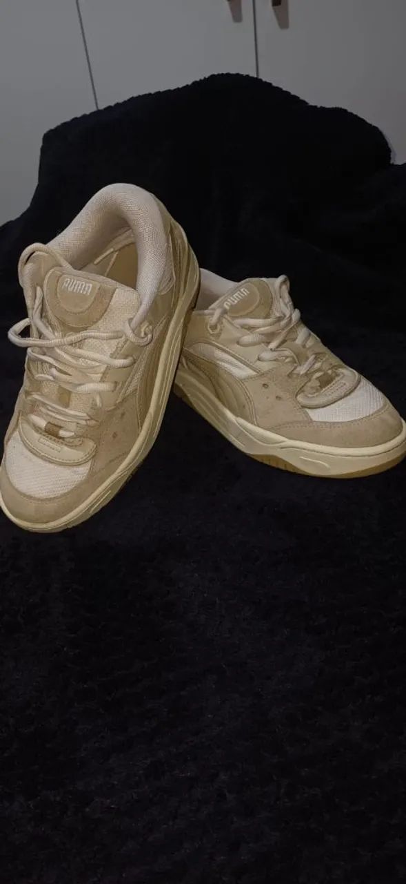 Tênis Puma 180. Bege claro - Foto 4
