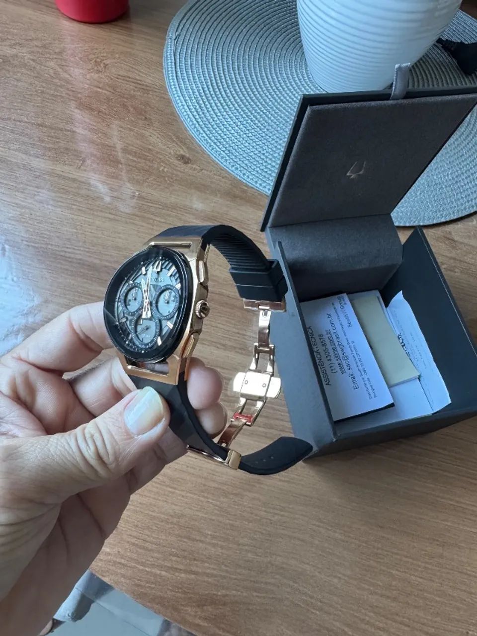 Relógio bulova curv - Foto 4