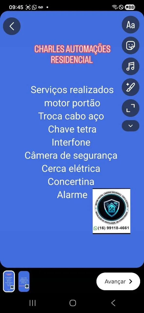 Serviços automação e segurança eletrônica residencial 