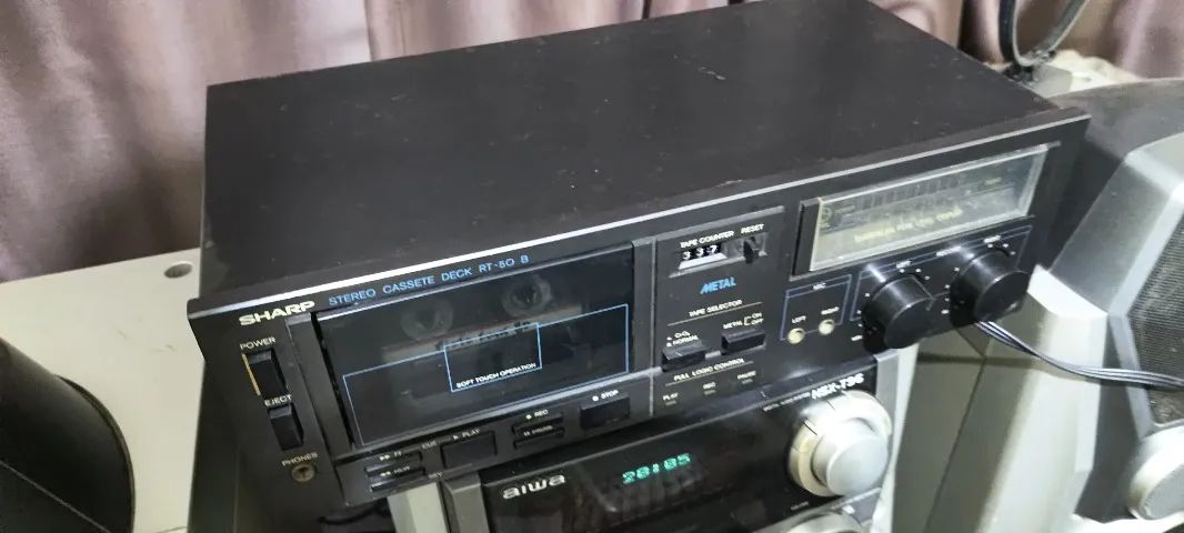 Tape Deck Sharp RT50B. Perfeito funcionamento. - Foto 2