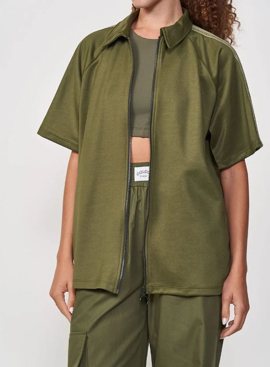 Blusa Colcci Oversized 60%OFF Verde