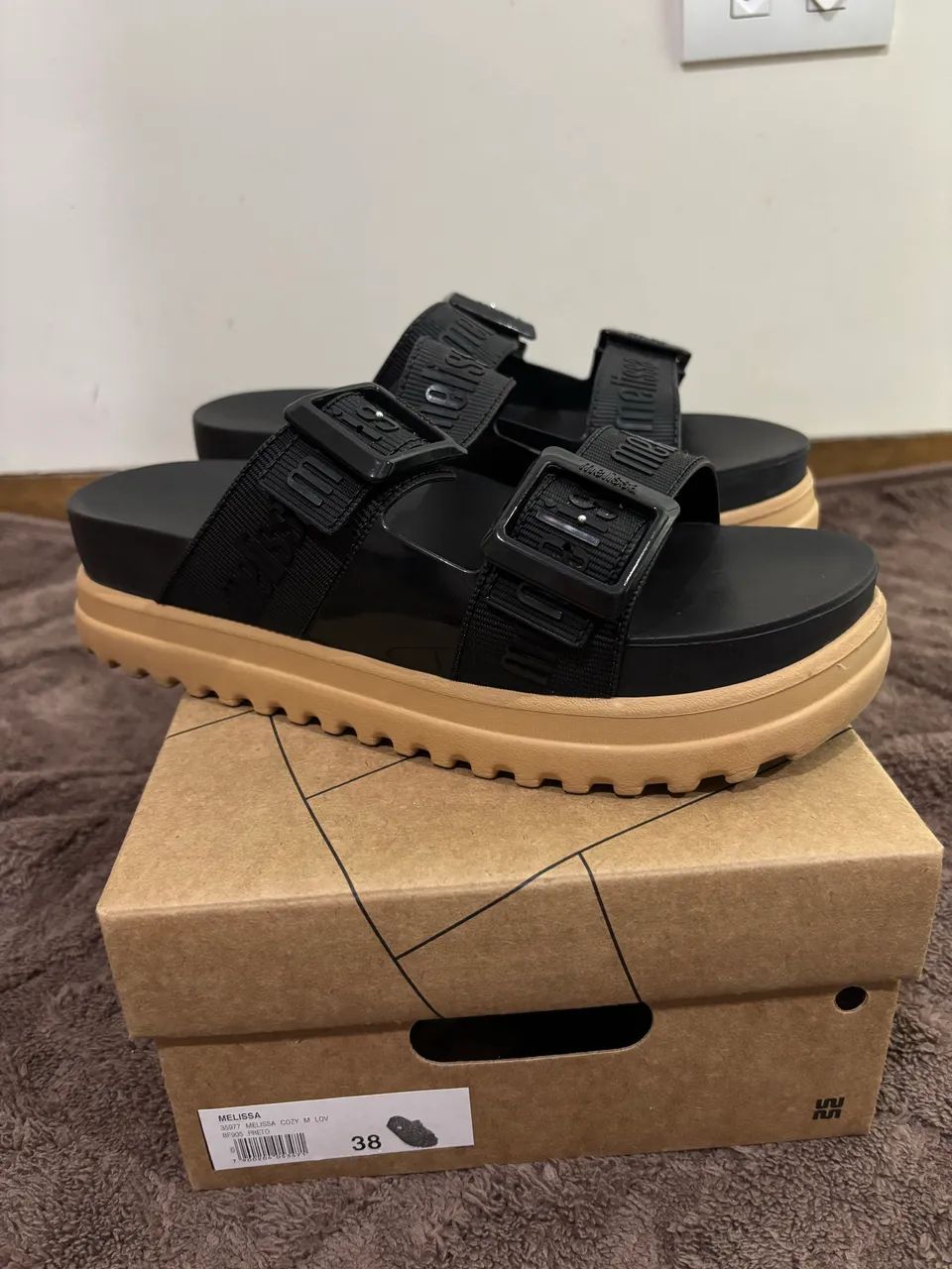 Melissa Cozy M-Lover Platform Preta  - Foto 3