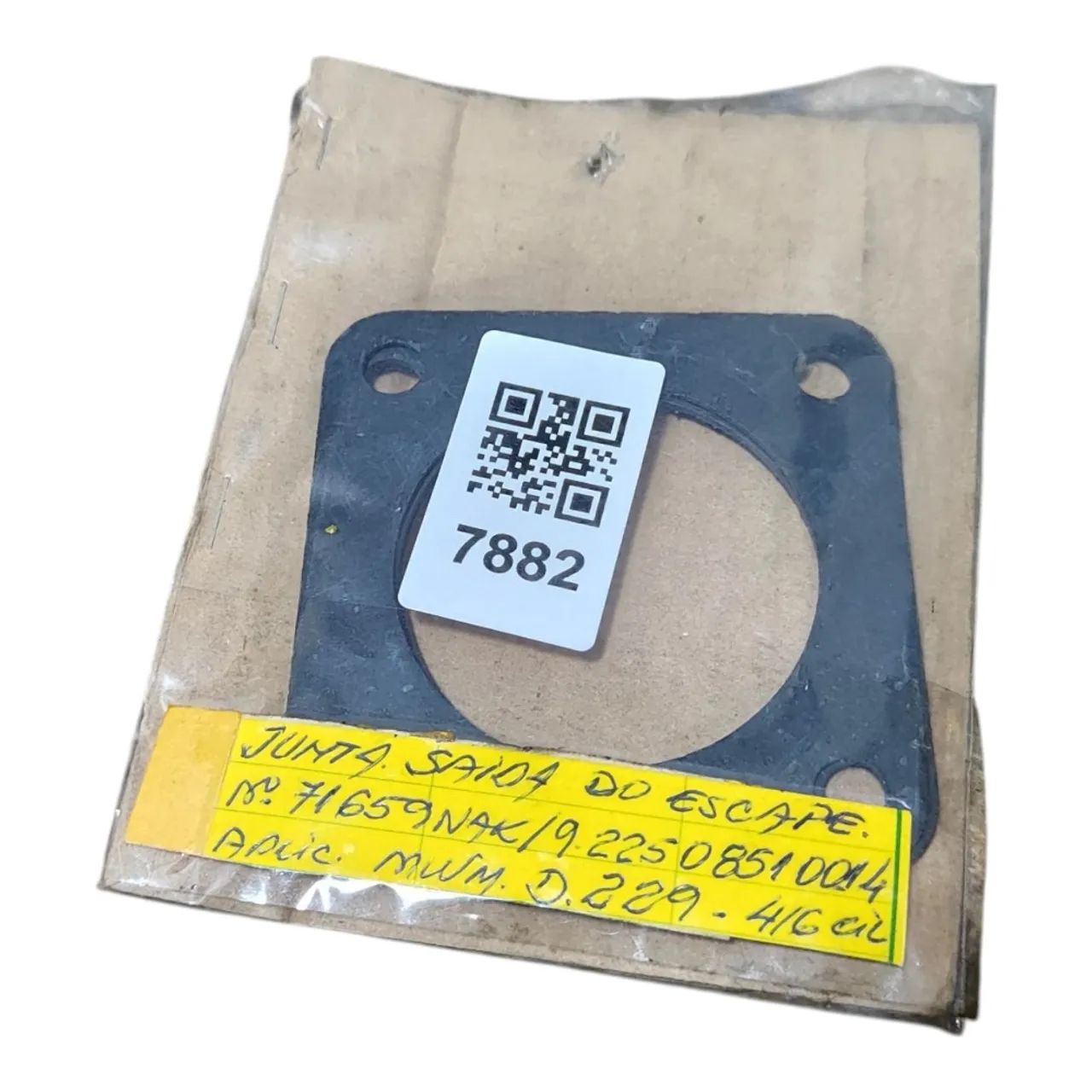 Junta Saída Escapamento Mwm D225 229 4 E 6 Cil - Foto 3