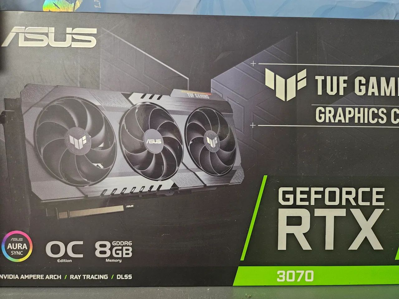 Placa de vídeo GEFORCE RTX 3070 8GB ASUS TUF - Placas de Vídeo