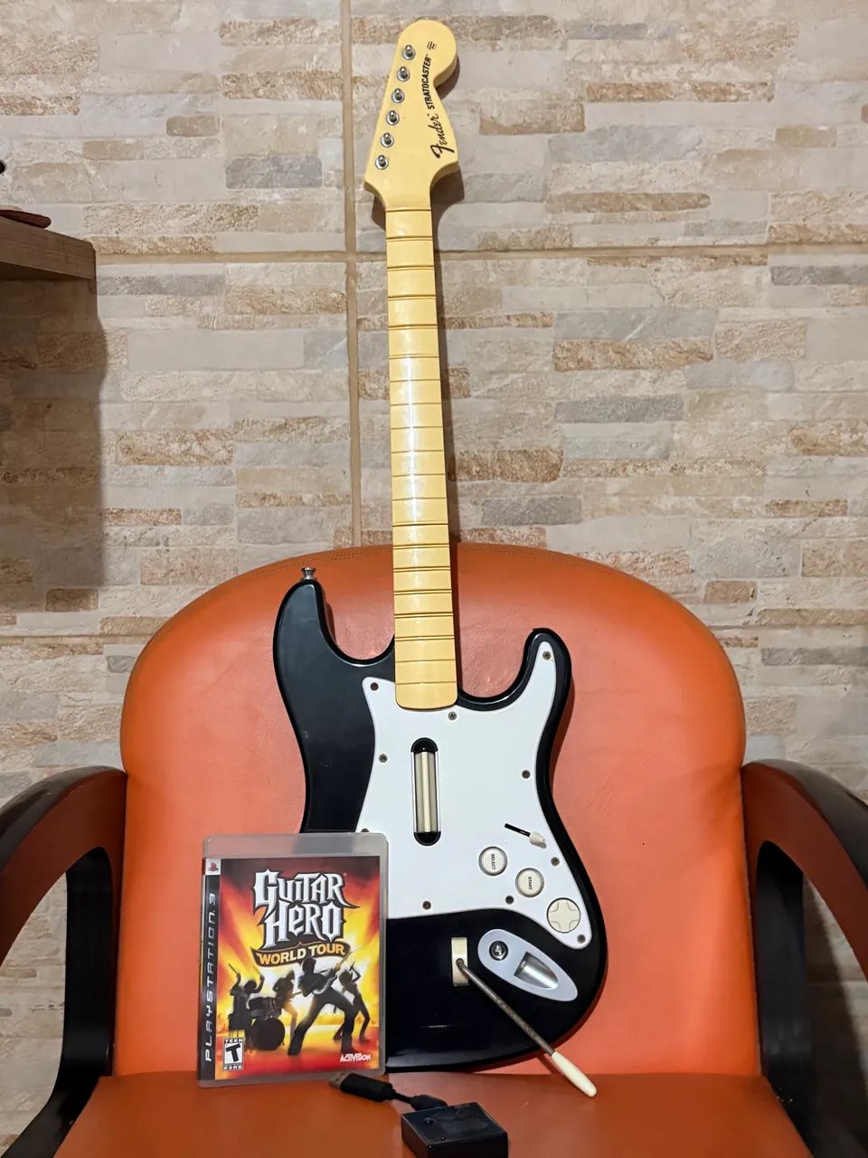 Guitarra guitar hero com dong - Foto 4