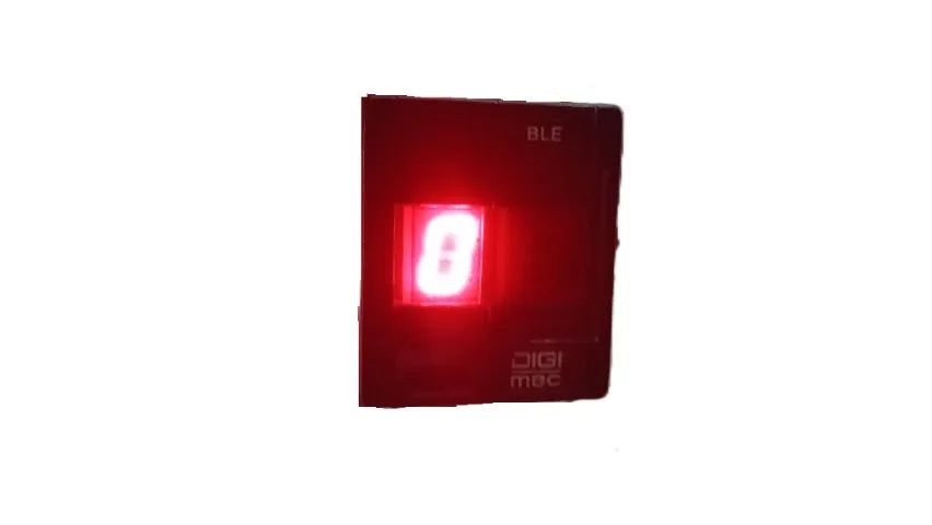 Display Digital Bcd Digimec Ble-2-24vcc Industrial 2 Digitos Led Vermelho - Foto 2
