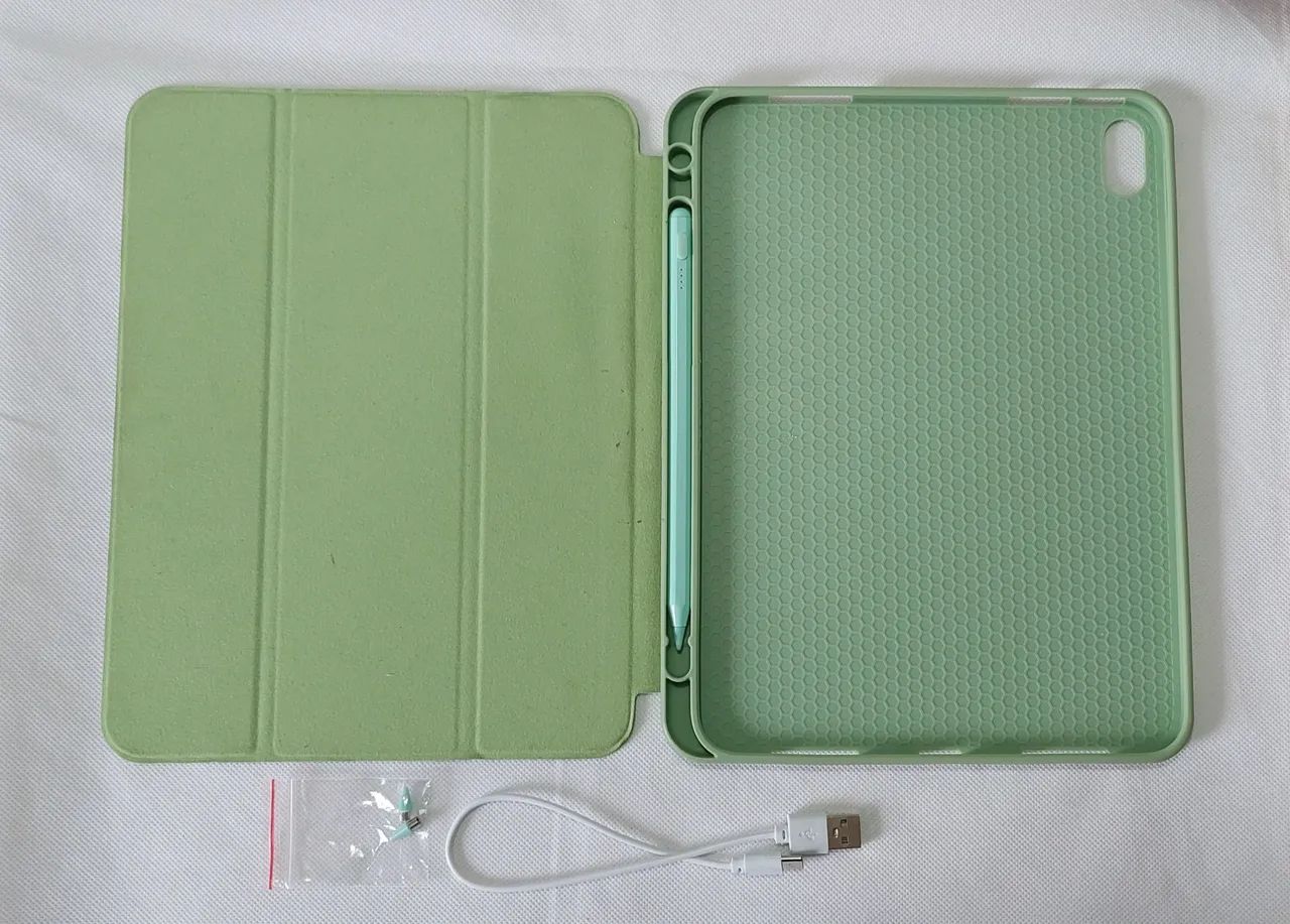 Capa + Caneta Touch Stylus Universal Recarregável - Nova na Caixa - Foto 2
