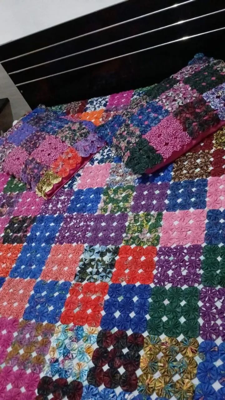 Colcha de fuxico - Foto 3