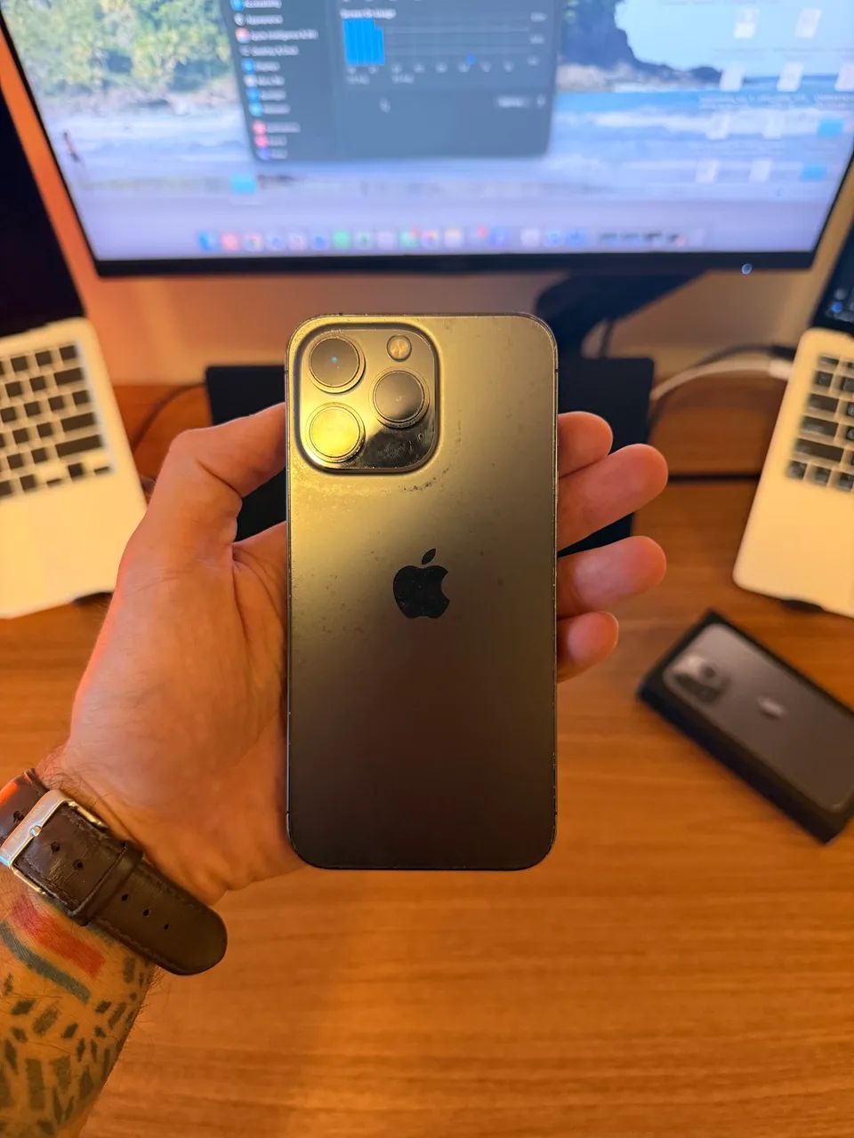 iPhone 13 Pro - Grafite - Com Caixa e Nota Fiscal - Foto 4