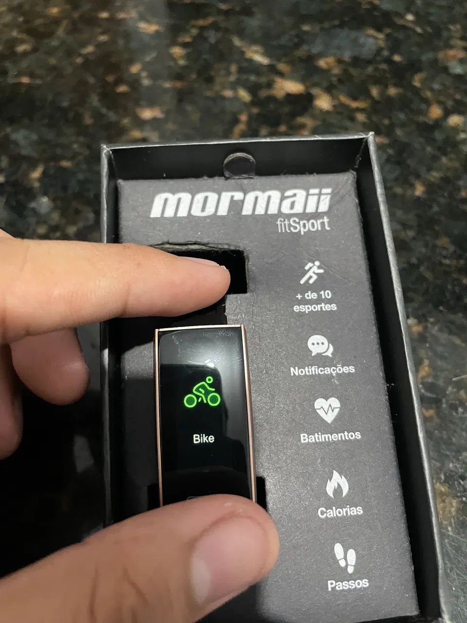 Smartwatch MORMAII novo porém sem pulseira  - Foto 3