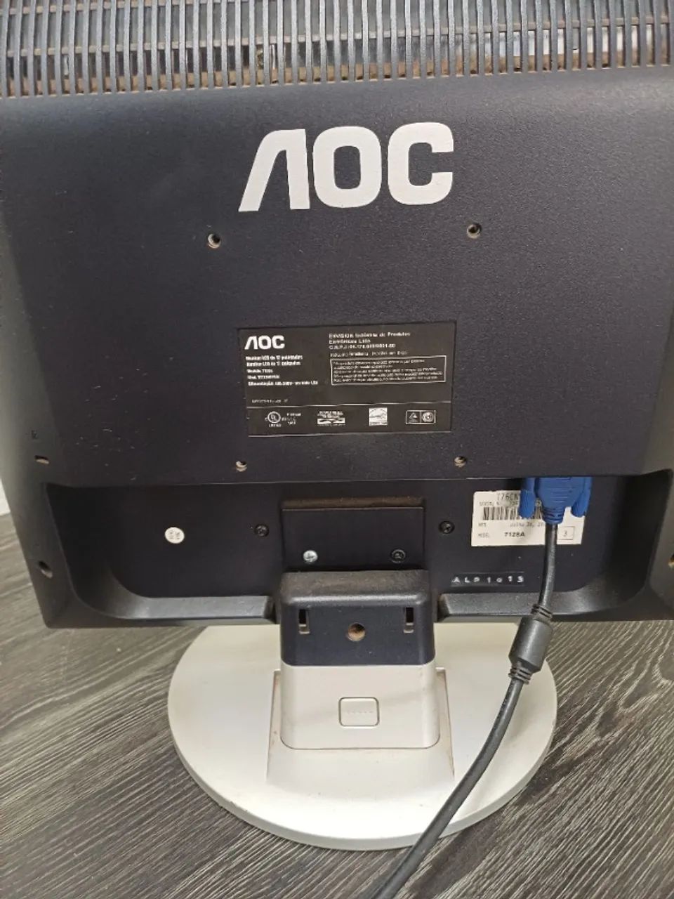 MONITOR - MARCA AOC MODELO 712SA - 17  POLEGADAS - Foto 4
