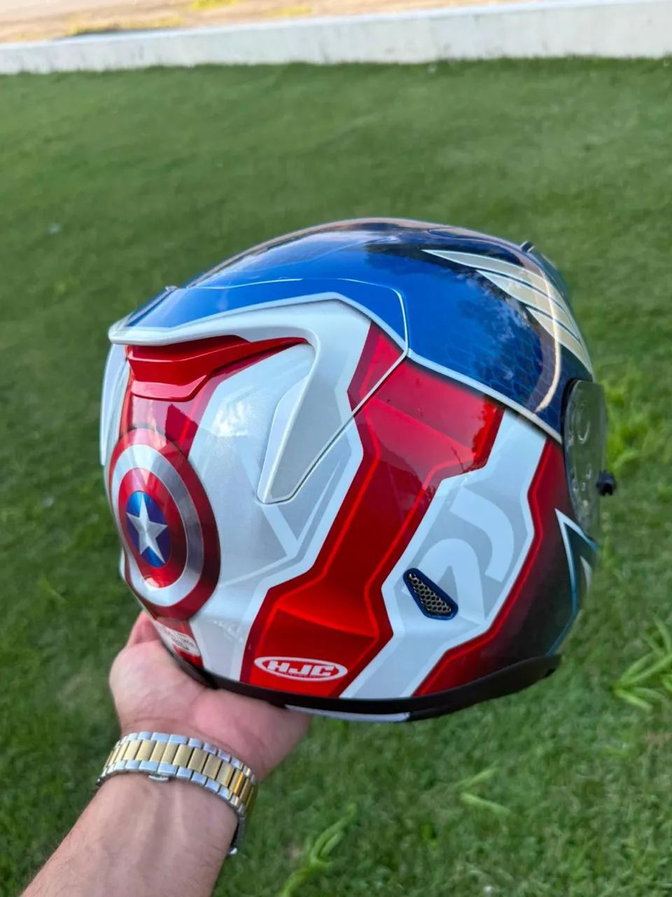 Capacete Capitão América  - Foto 4