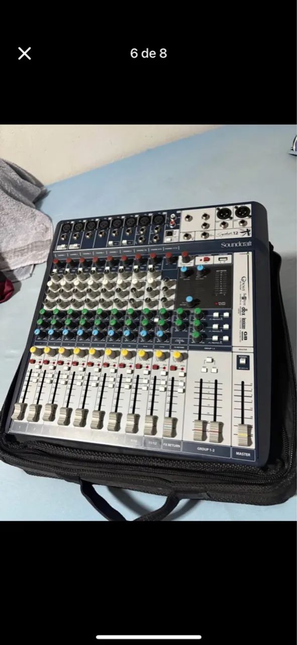 Mesa de som soundcraft 