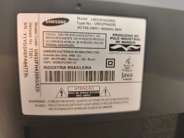 TV LED HD de 32" Samsung - UN32FH4205G - Foto 3