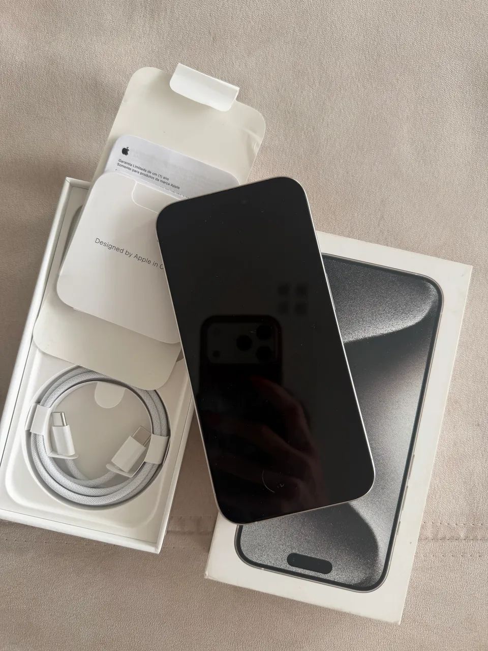 iPhone 15 Pro 512gb com nota fiscal e caixa original  - Foto 2