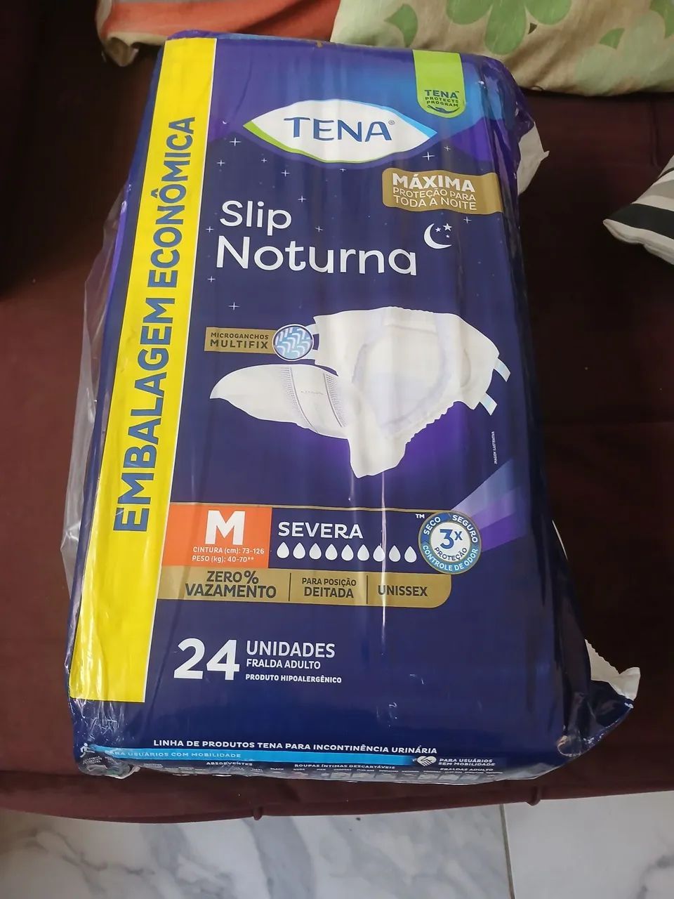 Fralda geriátrica noturna