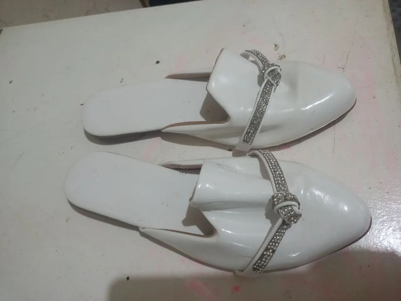 Sapatilha com brilho 