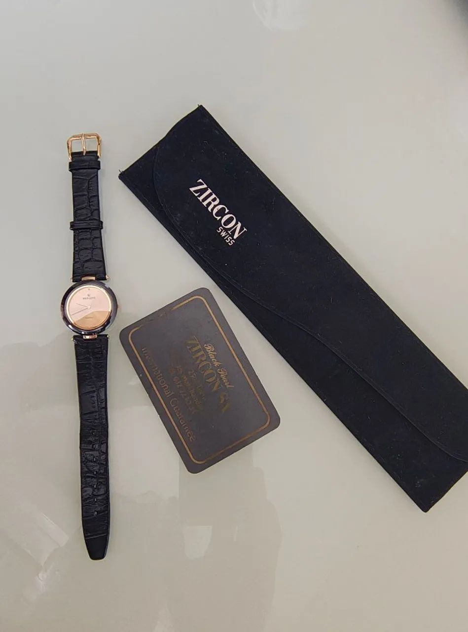 Relógio suíço Zircon raríssimo 