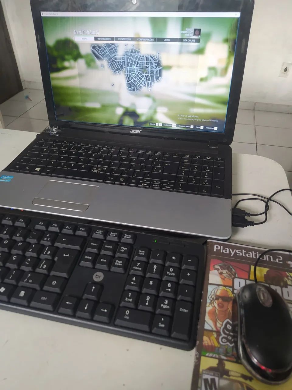 Notebook Acer  com gta5 8gb i3 ssd-240gb - Foto 2
