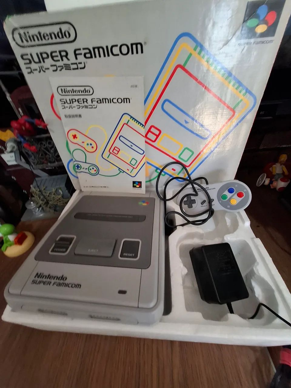 Super famicom completo na caixa