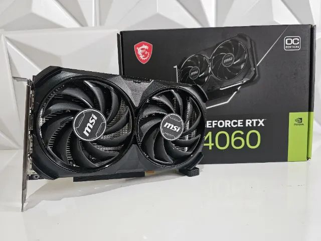 RTX 4060 8GB OC - Aceito Troca e Cartão 12x - ENTREGO - Placas de
