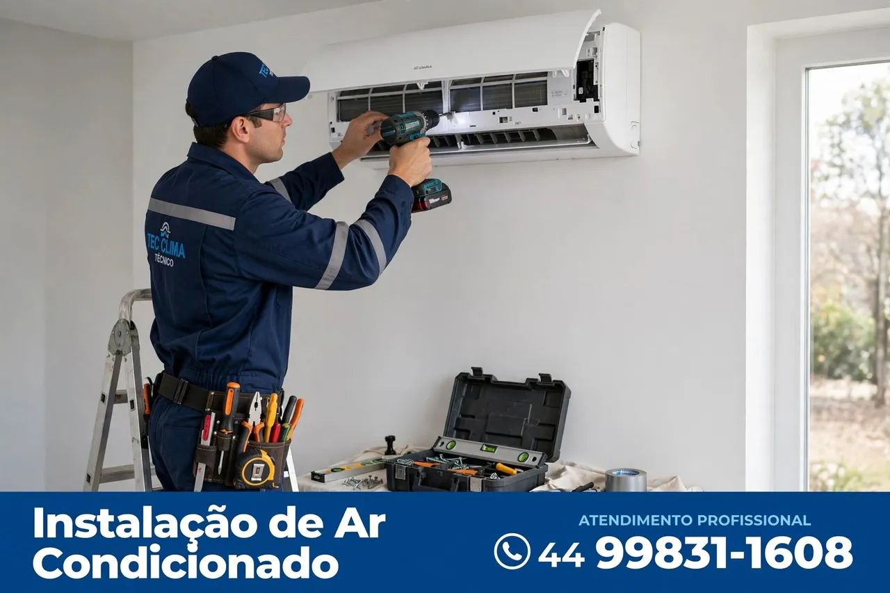 Instalação Ar condicionado Maringá 
