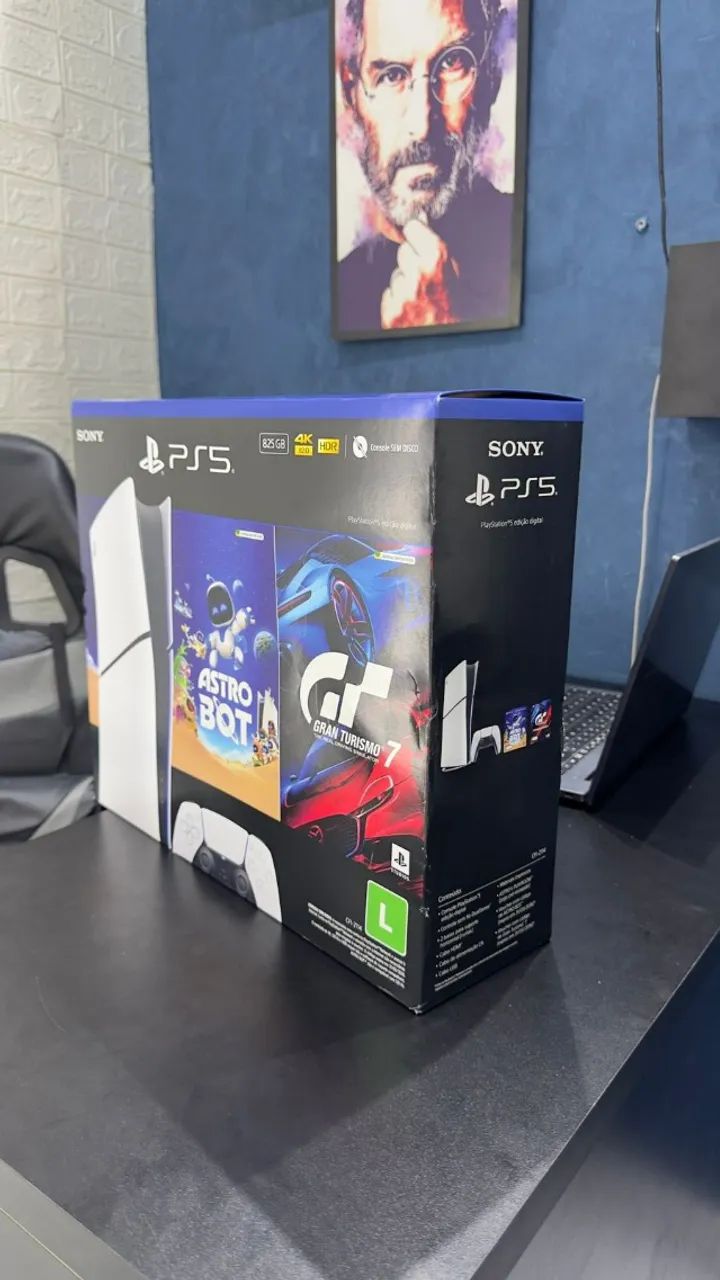 PS5 MIDIA DIGITAL COM 2 JOGOS - Foto 2