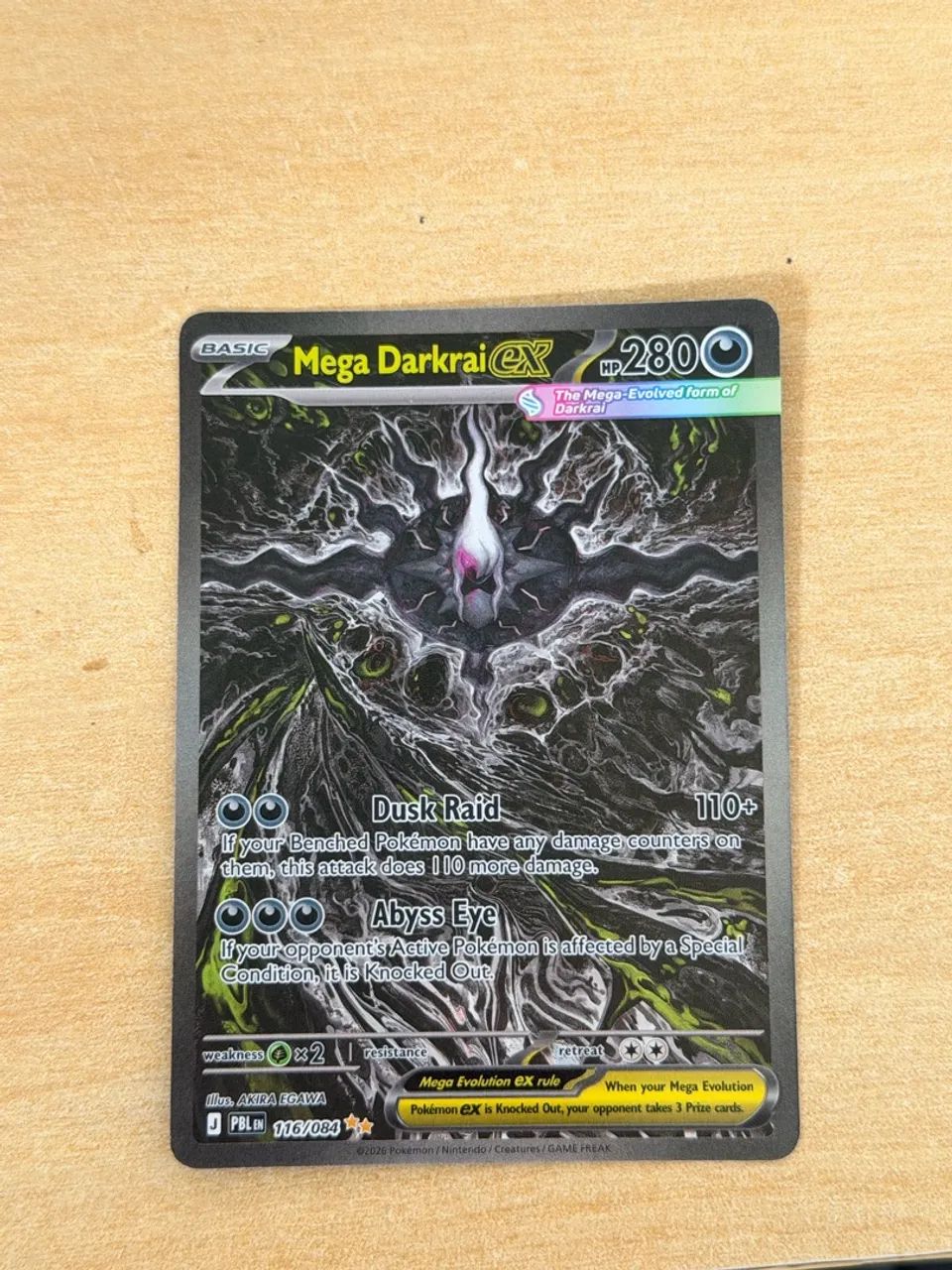 Mega Darkrai ex em inglês - escuridão absoluta  - Foto 3