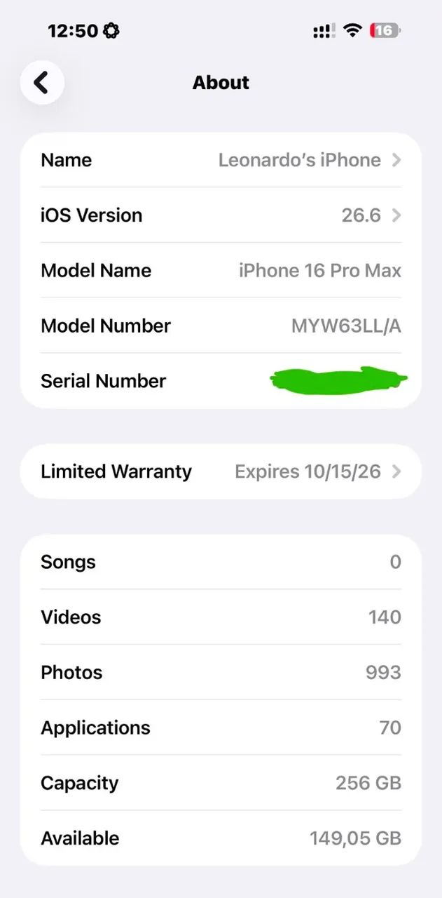 iPhone 16 Pro Max 256GB - Titânio Natural - Foto 4