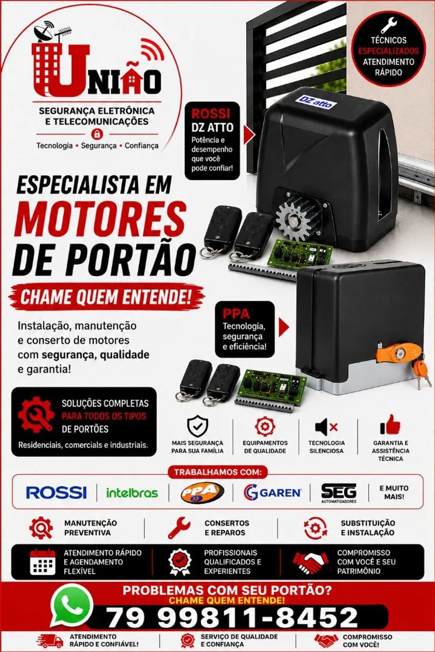 ESPECIALISTA EM MOTOR PORTÃO