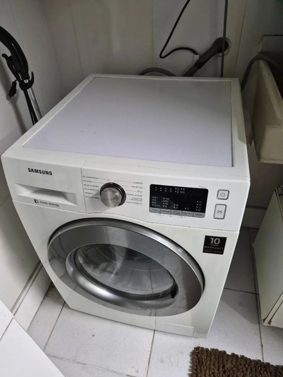 Máquina de lavar e secar 