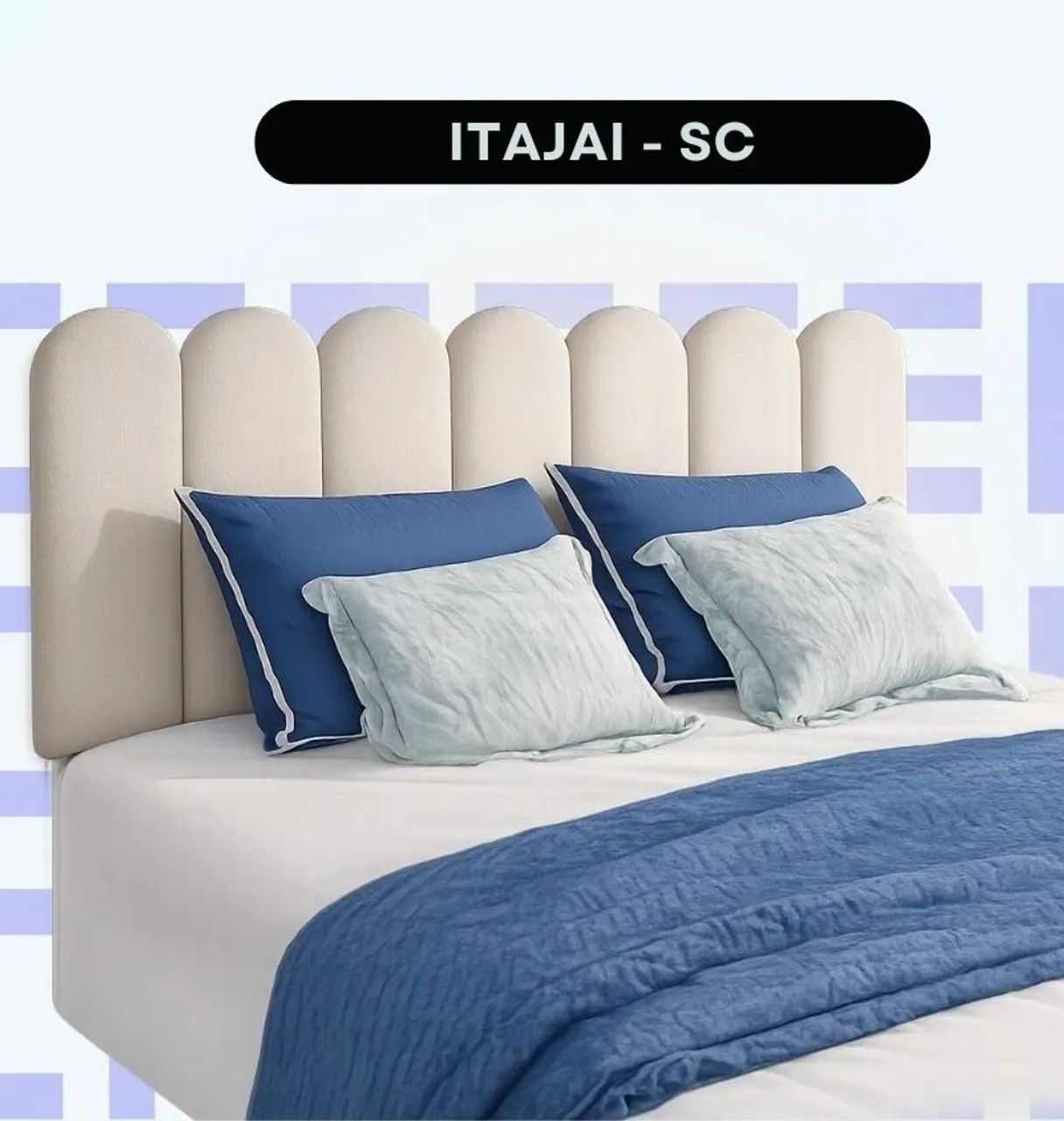 CABECEIRA DE CAMA 10 PLACAS