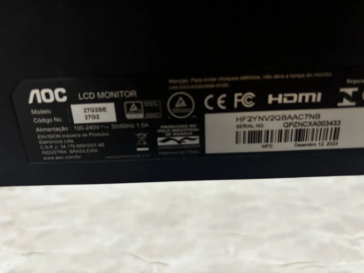 Monitor 27 AOC  - Foto 4