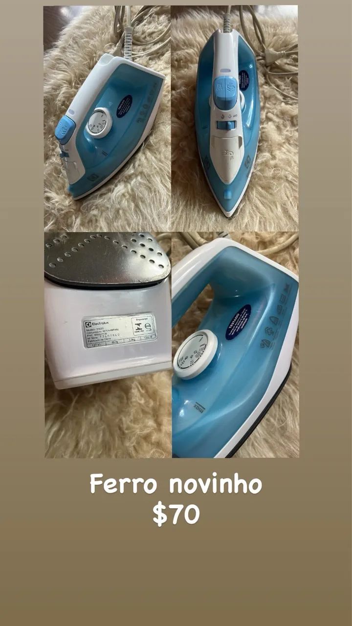 Ferro de passar eletrolux
