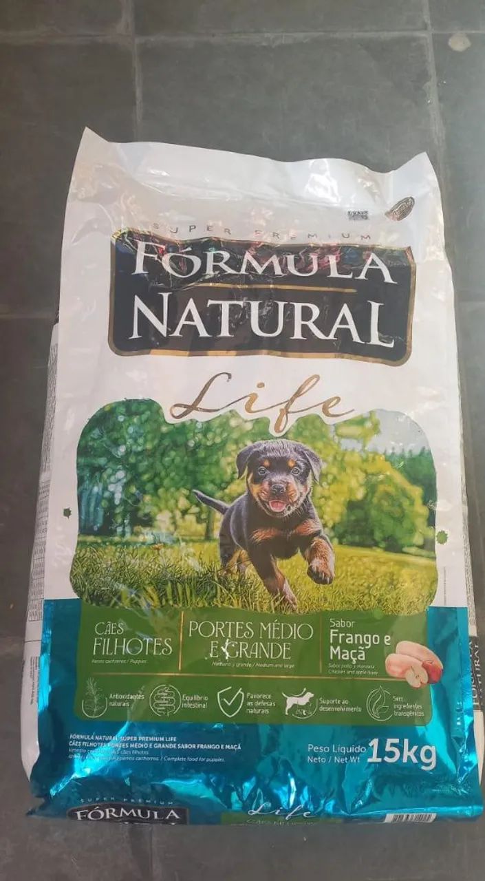 Ração para filhotes novo
