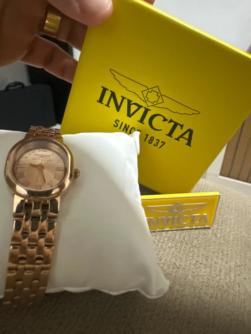 Invicta Angel ouro rose - Foto 2