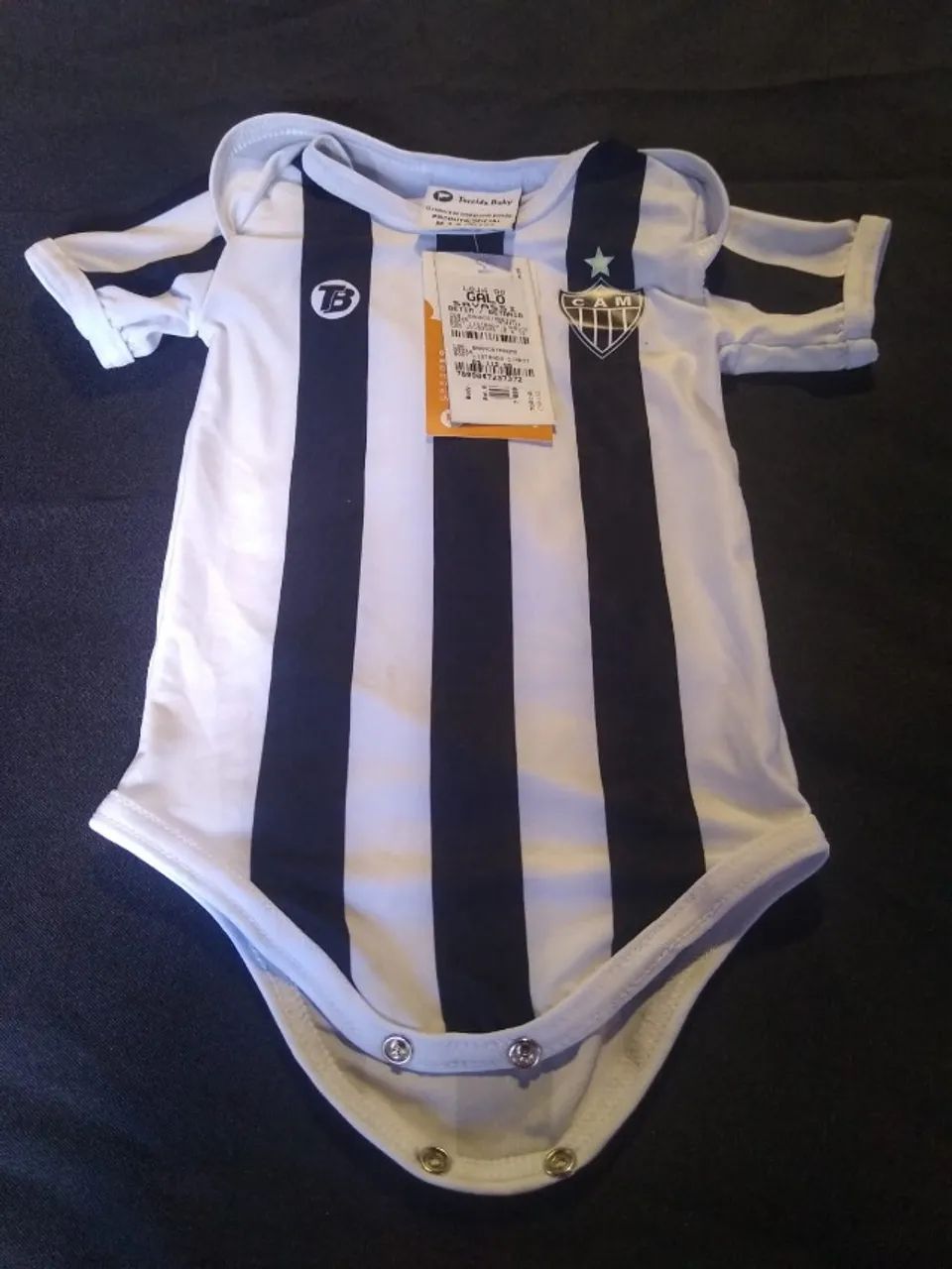 Body Baby LICENCIADO com Proteção UV Atlético Mineiro - Foto 4