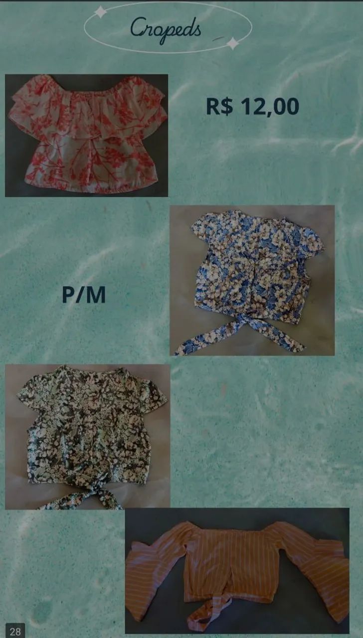 Croped e blusas  - Foto 4