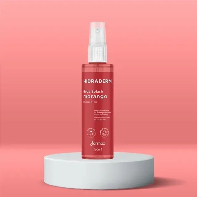 Body Splash Hidraderm Morango