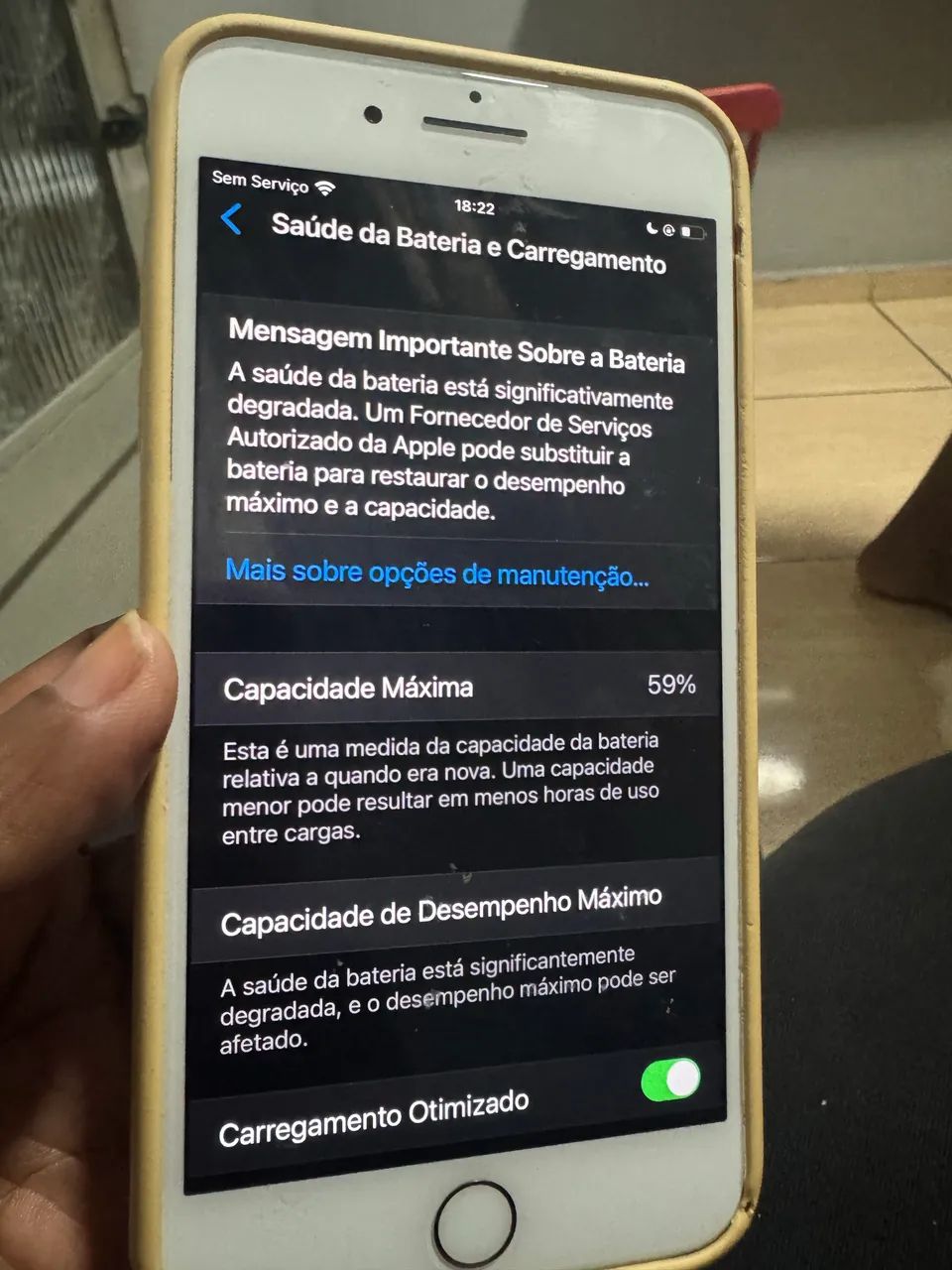 Vendo iPhone 8 plus ótimo estado - Foto 2