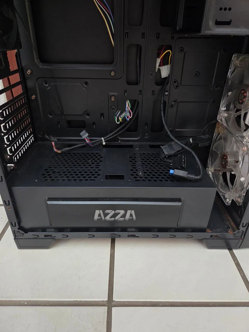 Gabinete Mid Tower - Vidro Temperado - Azza - Foto 5