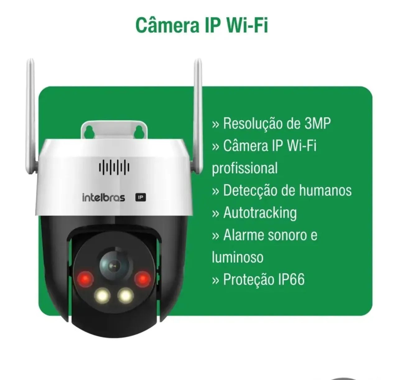 Câmera wifi Intelbras  - Foto 2