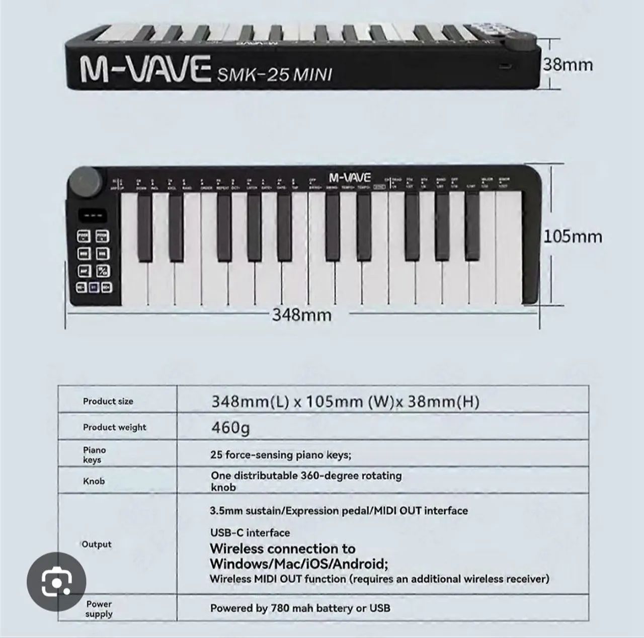MIDIi SMK 25 M VAVE - Foto 4