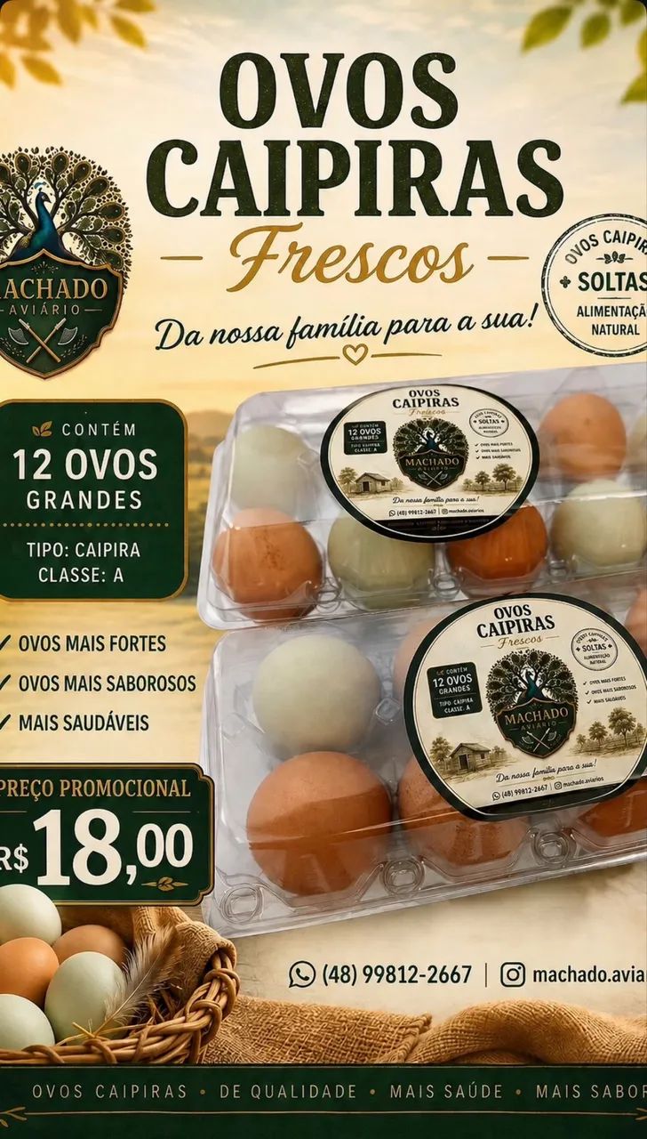 Ovos caipira 